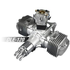 Motor DLE 120cc Bicilíndrico Nafta – DL Engine DLE120 Twin Gas