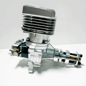 Motor DLE 55RA Gasolina 55cc con Escape Trasero y Carburador Walbro – DLE55RA